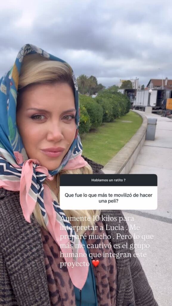 La mayor de las hermanas Nara en redes sociales. Foto: Captura Instagram.