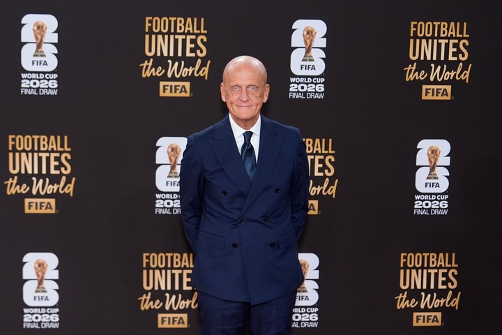 Pierluigi Collina, director de la División de Arbitraje de la FIFA. (AP Photo/Julia Demaree Nikhinson)