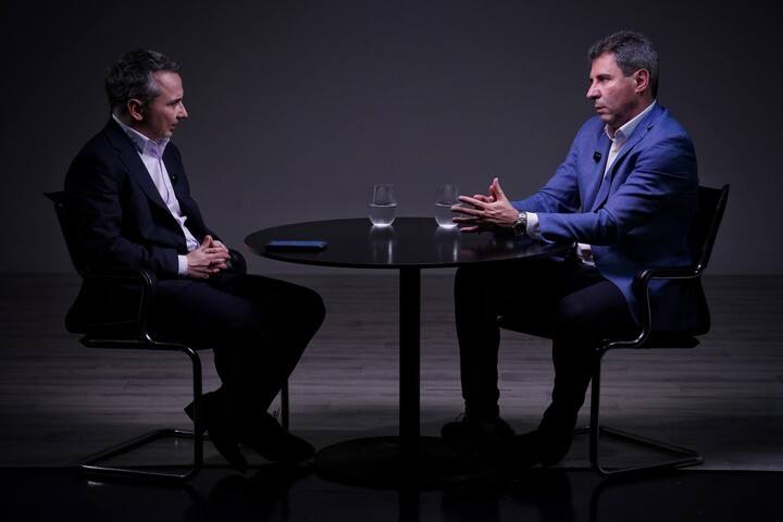 Entrevista con Sergio Uñac. Foto: Ariel Grinberg.