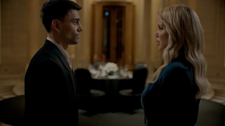 "No sabía cómo iba a actuar de enamorada", Wanda Nara sobre la primera escena que tuvo que grabar para la película. Foto: Telefe.