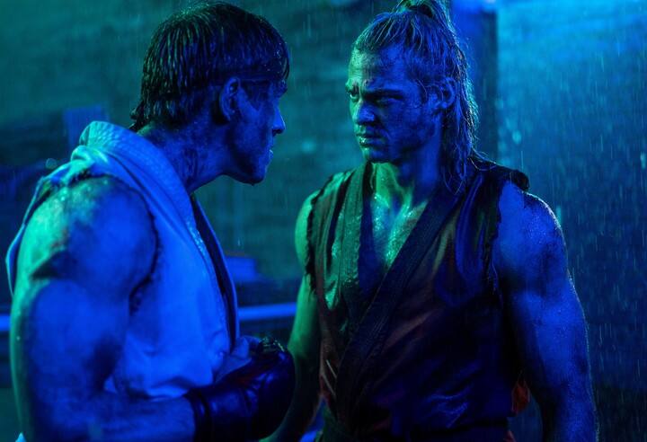 Ryu (Andrew Koji) y Ken Masters (Noah Centineo), hermanos de la vida y no de sangre. Fotos UIP