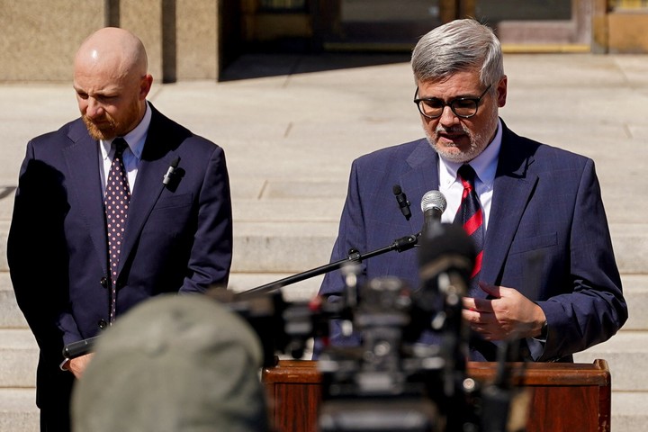 Randy Spivey es uno de los abogados de Christa Pike, quien recibió el alta y volvió a la cárcel. Foto: Reuters
