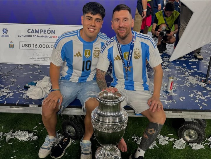 Tomás Messi, ahijado y sobrino de Lionel. (Foto: IG/tomiimessi10)