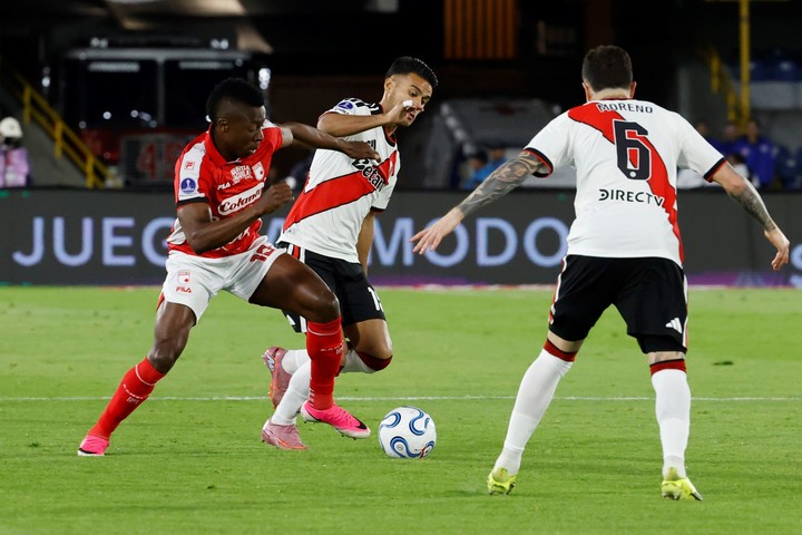 Moreno no juega desde la eliminación ante Independiente Santa Fe, el 26 de agosto. (EFE/ Mauricio Dueñas Castañeda).