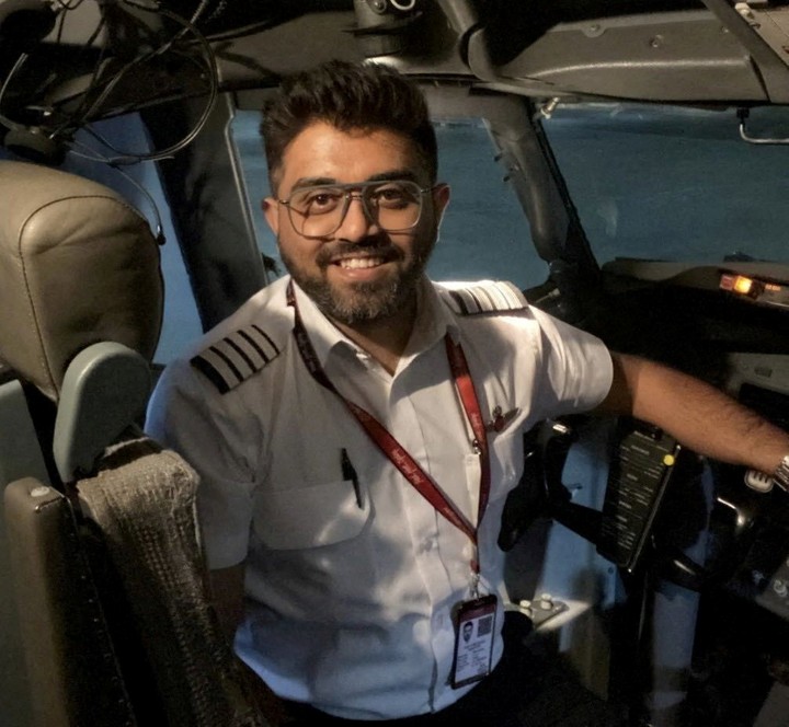 El piloto indio Smit Machchhar, que fue atacado por su copiloto. Foto: Reuters.