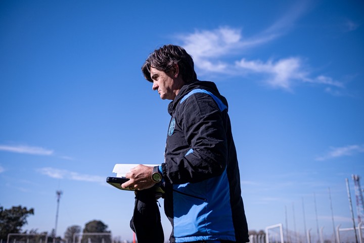 Yagui Forestello, entrenador del club de Río Cuarto. Foto: prensa Estudiantes (RC).