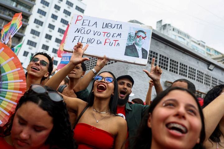 Acto electoral del PT en Rio. Foto: Reuters