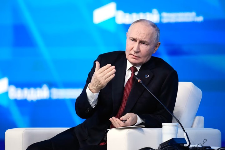 El presidente de Rusia, Vladimir V. Putin, este mes en Moscú. El dron avistado en el aeropuerto de Leipzig-Halle supuso un punto de inflexión, tanto en lo que respecta a la actitud arriesgada de Rusia como a la disposición de Alemania a señalar al Kremlin. Foto Pavel Bednyakov/Associated Press
