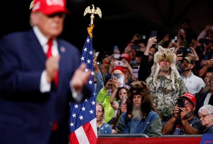 Los índices de popularidad de Trump en temas clave son débiles. Foto: Reuters
