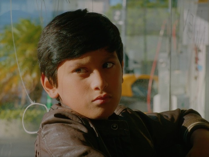 Milo Barría, el niño protagonista del filme. Fotos prensa