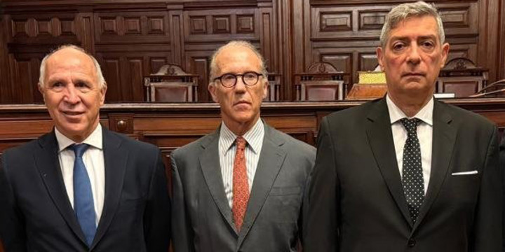 Jueces de la Corte Suprema. Ricardo Lorenzetti,  Horacio Rosatti y Carlos Rosenkrantz