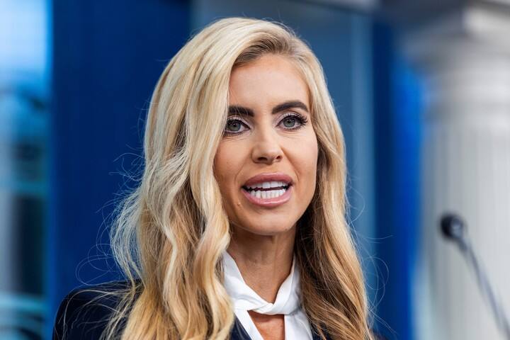 Katie Zacharia, la ahora exsecretaria de Prensa de Trump. Foto EFE
