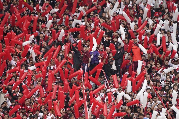 La hinchada de River en el Kempes. Foto: Fernando de la Orden