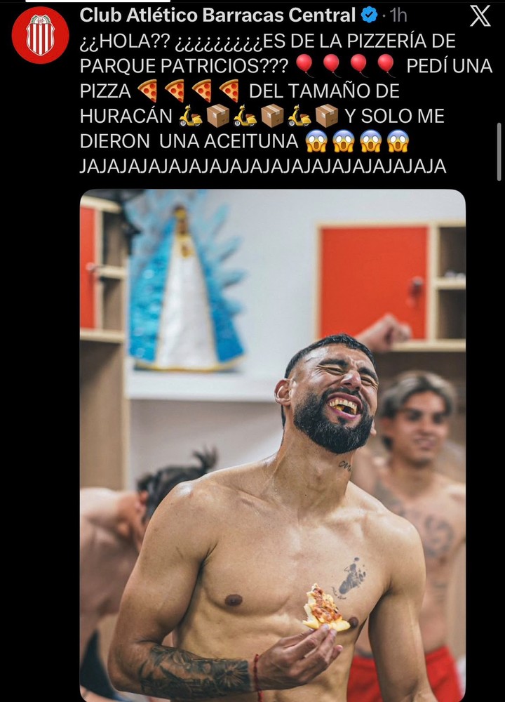 La cargada de Barracas luego de ganarle a Huracán.