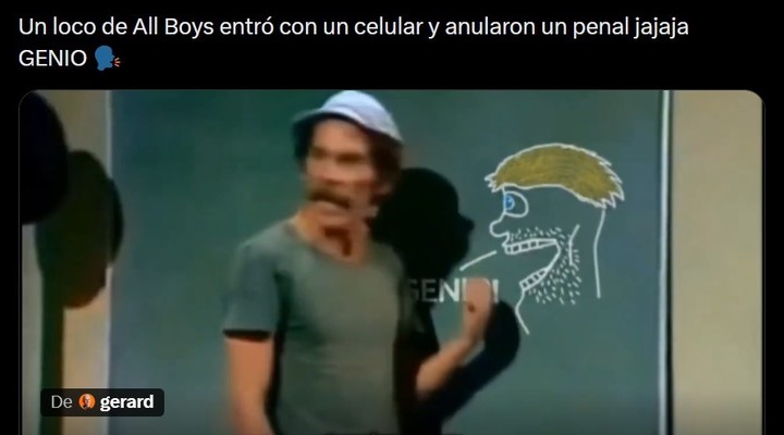 Los memes por el escándalo en All Boys - Godoy Cruz