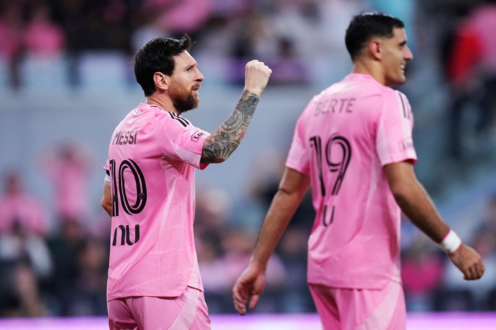 Lionel Messi en acción (AFP).