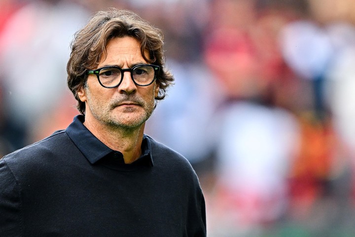 Paolo Vanoli se refirió al nivel de Mastantuono. EFE/EPA/STRINGER