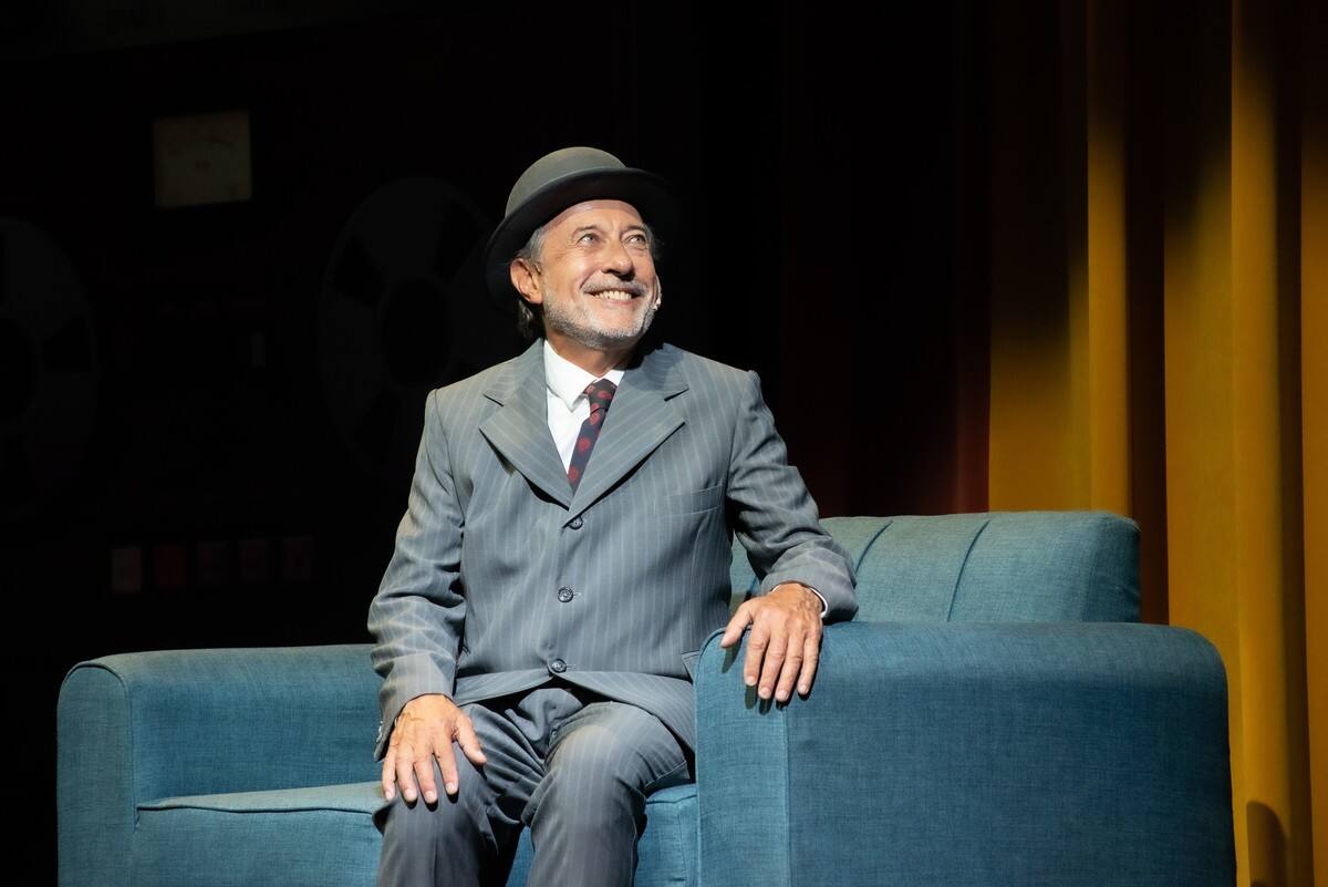 Guillermo Francella interpreta a Chance Gardiner en la obra Desde el jardín. Foto: SMW Press