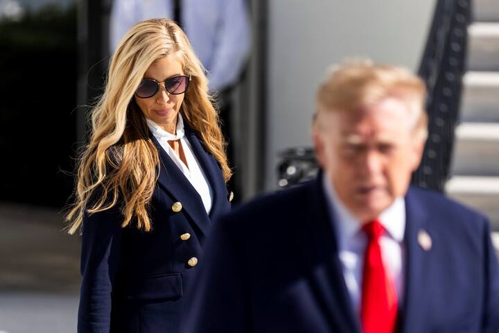 Donald Trump y  Katie Zacharia EFE/