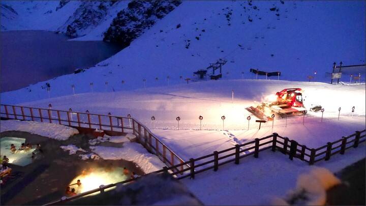 El complejo de esquí cerca del cual ocurrió la avalancha que dejó cuatro muertos. Foto Cecilia Profetico