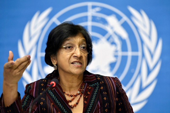 Navanethem Pillay, Premio Nobel de la Paz, fue Alta Comisionada de la ONU para los Derechos Humanos. (Foto: EFE/EPA/Martial Trezzini)